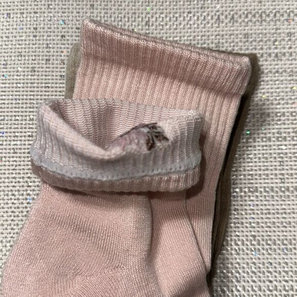 Ted Baker Earth Tones High Quarter Crew Floral Embroidery Stretch Socks 3pk - Picture 12 of 16